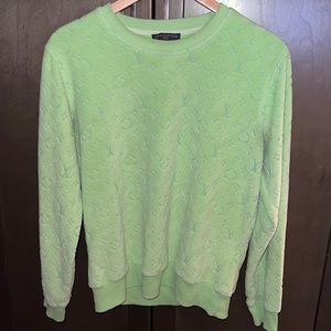 Louis Vuitton Men Sweater 2018 Neon Monogram Collection Cashmere Fits